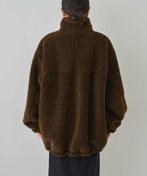 GALLARDAGALANTE（ガリャルダガランテ）の「ボアブルゾン（ブルゾン・レディース・ブラック/ダークブラウン・FREE）」の19枚目の写真