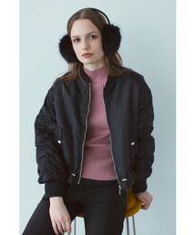 STRAWBERRY-FIELDS（ストロベリーフィールズ）の「ジェニーツイル_リバーシブルMA-1ジャケット（MA-1）」