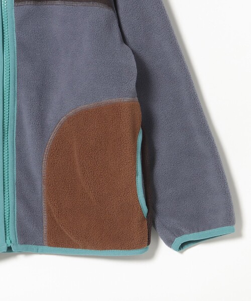 BEAMS mini（ビームスミニ）の「切り替え フリース ジャケット 2025FW（90～150cm）（ブルゾン・キッズ・チャコールグレー/ベージュ・90/150/140/130/120/110/100）」の16枚目の写真