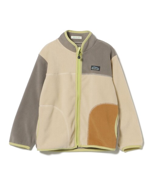 BEAMS mini（ビームスミニ）の「切り替え フリース ジャケット 2025FW（90～150cm）（ブルゾン・キッズ・チャコールグレー/ベージュ・90/150/140/130/120/110/100）」の20枚目の写真