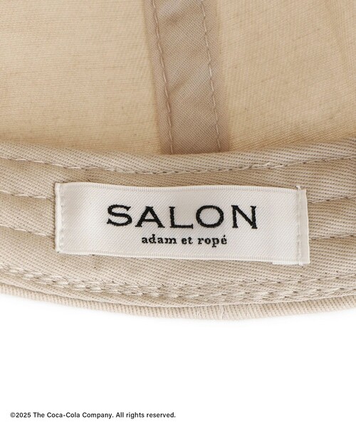 SALON adam et rope'（サロン アダム エ ロペ）の「Coca-Colaエンブロイダリーキャップ（キャップ・レディース・チャコールグレー/ベージュ・FREE）」の16枚目の写真