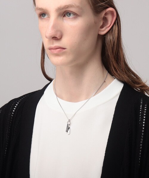 tk.TAKEO KIKUCHI(ティーケータケオキクチ)の「ダブルバーネックレス(ネックレス・メンズ・ゴールド/シルバー系/ブラック系/ブラック/ゴールド系/シルバー・00)」の20枚目の写真