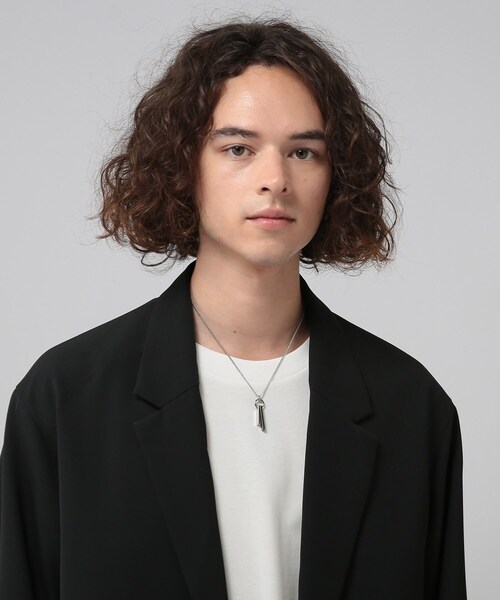 tk.TAKEO KIKUCHI(ティーケータケオキクチ)の「ダブルバーネックレス(ネックレス・メンズ・ゴールド/シルバー系/ブラック系/ブラック/ゴールド系/シルバー・00)」の10枚目の写真