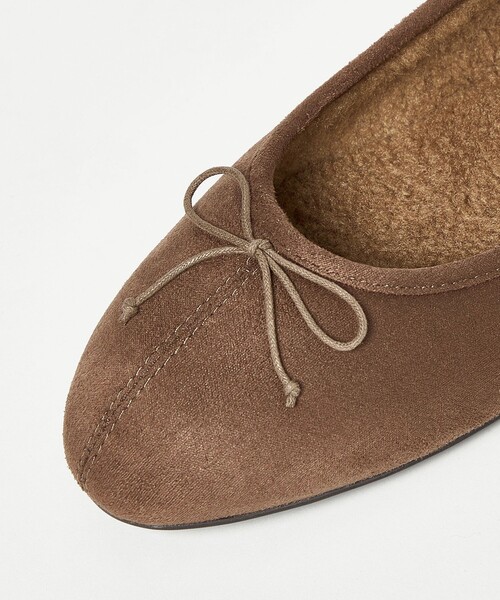 green label relaxing（グリーンレーベルリラクシング）の「ウォーム バレエシューズ / フラットシューズ 撥水（バレエシューズ・レディース・シルバー/ブラック/モカ/その他1/その他2・22.5cm/23cm/23.5cm/24cm/24.5cm/25cm/25.5cm）」の19枚目の写真