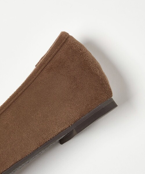 green label relaxing（グリーンレーベルリラクシング）の「ウォーム バレエシューズ / フラットシューズ 撥水（バレエシューズ・レディース・シルバー/ブラック/モカ/その他1/その他2・22.5cm/23cm/23.5cm/24cm/24.5cm/25cm/25.5cm）」の8枚目の写真