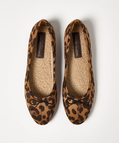 green label relaxing（グリーンレーベルリラクシング）の「ウォーム バレエシューズ / フラットシューズ 撥水（バレエシューズ・レディース・シルバー/ブラック/モカ/その他1/その他2・22.5cm/23cm/23.5cm/24cm/24.5cm/25cm/25.5cm）」の10枚目の写真