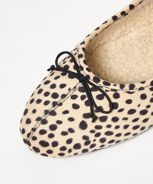 green label relaxing（グリーンレーベルリラクシング）の「ウォーム バレエシューズ / フラットシューズ 撥水（バレエシューズ・レディース・シルバー/ブラック/モカ/その他1/その他2・22.5cm/23cm/23.5cm/24cm/24.5cm/25cm/25.5cm）」の6枚目の写真