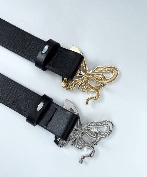 Candlestick（キャンドルスティック）の「スネーク バタフライ バックル 90's レトロ ベルト（ベルト・レディース・A/B・FREE）」の4枚目の写真