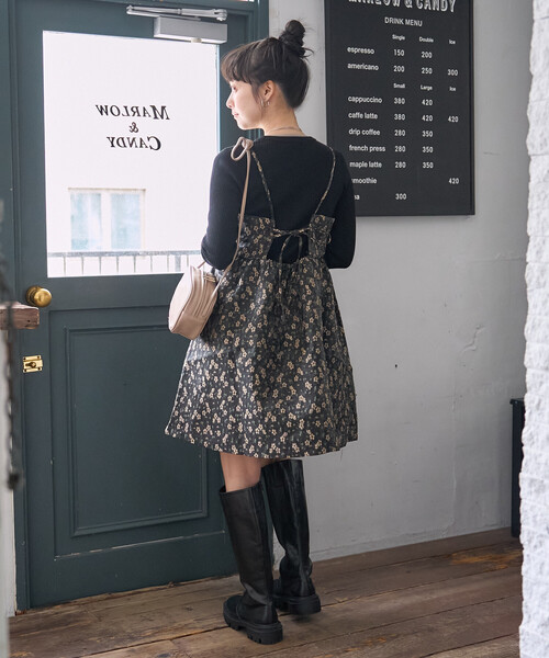 セール】＜セットアップ対応＞ クロッケフラワージャガード バック