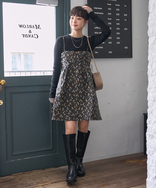 プロフ必読下さい. フミカウチダジャガードミニワンピ 黒34 プロフ必読下さい. フミカウチダジャガードミニワンピ 黒34 プロフ必読