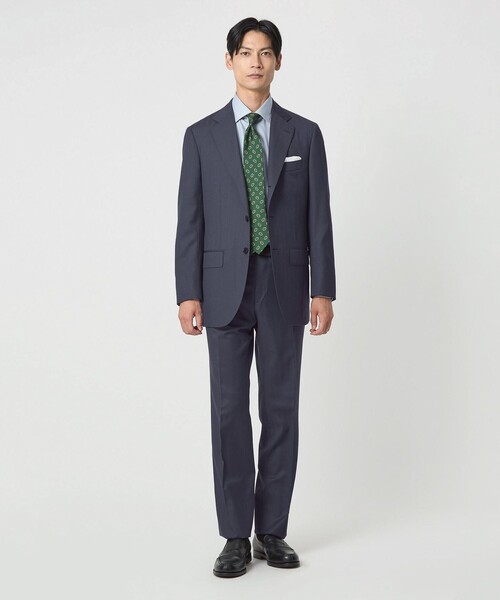 セール】DRAGO ミニヘリンボーン 3B CLS/D- スーツジャケット（スーツ