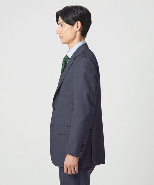 green label relaxing（グリーンレーベルリラクシング）の「DRAGO ミニヘリンボーン 3B CLS/D- スーツジャケット（スーツジャケット・メンズ・ネイビー/ベージュ・46/52/50/44/42/48）」の6枚目の写真