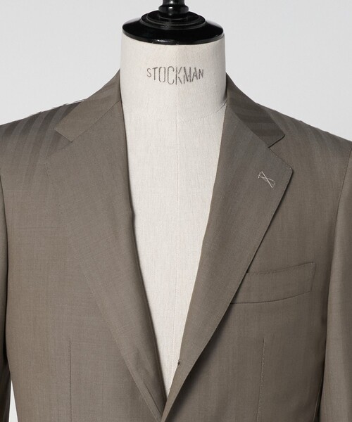 green label relaxing（グリーンレーベルリラクシング）の「DRAGO ミニヘリンボーン 3B CLS/D- スーツジャケット（スーツジャケット・メンズ・ネイビー/ベージュ・46/52/50/44/42/48）」の10枚目の写真