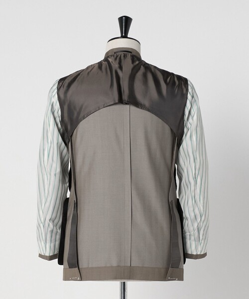 green label relaxing（グリーンレーベルリラクシング）の「DRAGO ミニヘリンボーン 3B CLS/D- スーツジャケット（スーツジャケット・メンズ・ネイビー/ベージュ・46/52/50/44/42/48）」の19枚目の写真