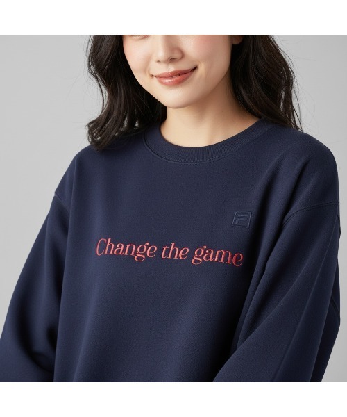 FILA(フィラ)の「CREW SWEAT(スウェット・メンズ・ネイビー/ブルー/ブラック・L/M/XL)」の2枚目の写真