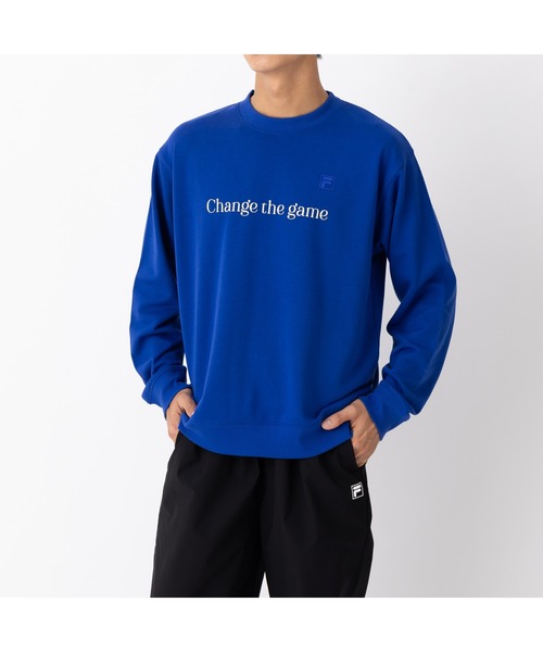 FILA(フィラ)の「CREW SWEAT(スウェット・メンズ・ネイビー/ブルー/ブラック・L/M/XL)」の3枚目の写真