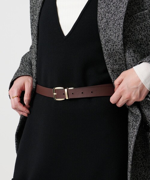 LEFIJE（レフィエ）の「＜LEFIJE＞リバーシブル ベルト（ベルト・レディース・ブラウン系/ベージュ・FREE）」の9枚目の写真