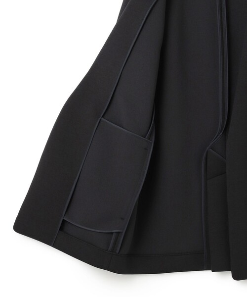 コンパクトWフェイス ノーカラージャケット（ノーカラージャケット