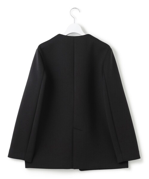 コンパクトWフェイス ノーカラージャケット（ノーカラージャケット