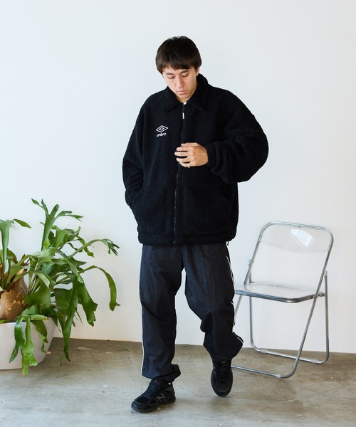 UMBRO/アンブロ Coach Jacket ボアジャケット（ブルゾン）｜UMBRO