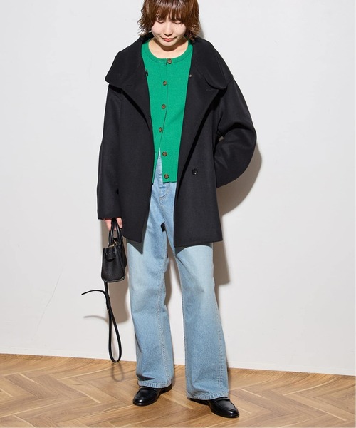 追加2》MANTECO/TWEEDスタンドショートコート（その他アウター