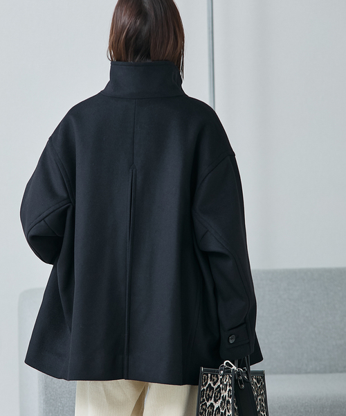 ジャーナルスタンダードレサージュ スタンドショートコート 追加2》MANTECO/TWEEDスタンドショートコート（その他アウター