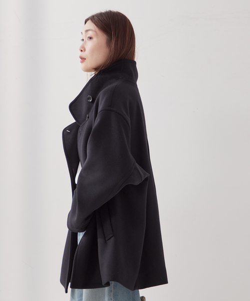 セール】《追加2》MANTECO/TWEEDスタンドショートコート（その他