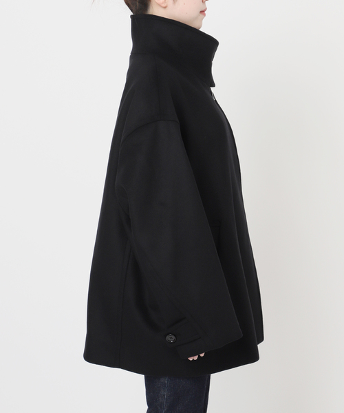 追加2》MANTECO/TWEEDスタンドショートコート（その他アウター