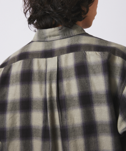 フランネル オンブレ チェック シャツ（シャツ/ブラウス）｜JOURNAL