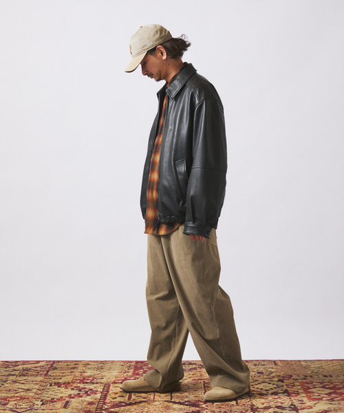 JOURNAL STANDARD relume（ジャーナルスタンダード　レリューム）の「フランネル オンブレ チェック シャツ（シャツ/ブラウス・メンズ・キャメル/ネイビー/チャコールグレー・LARGE/MEDIUM）」の9枚目の写真