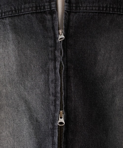 LUCY（ルーシー）の「LUCY/ライダースデニムジャケット（デニムジャケット・メンズ・ブラック系3/コバルトブルー・FREE）」の6枚目の写真