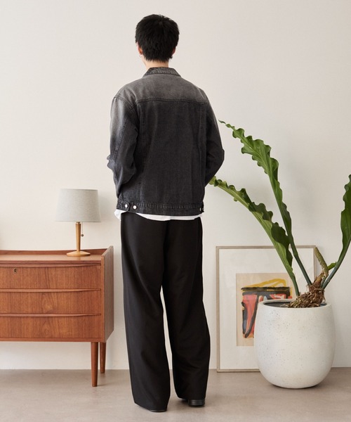 LUCY（ルーシー）の「LUCY/ライダースデニムジャケット（デニムジャケット・メンズ・ブラック系3/コバルトブルー・FREE）」の17枚目の写真