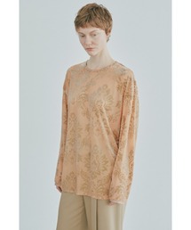 Leaf sheer blouse リーフシアブラウス