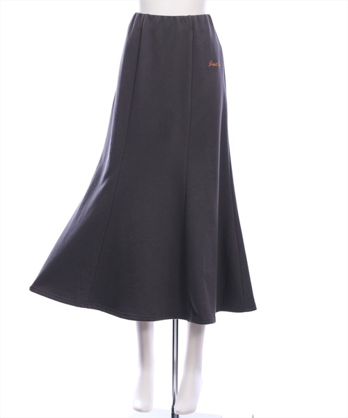 CLEAR BASIC（クリアベーシック）の「スウェットワンポイント刺繍入りマーメイドスカート[カジュアル 着回し抜群 大人]≪AW新作≫（スカート・レディース・チャコールグレー/杢グレー/ブラック・F）」の14枚目の写真