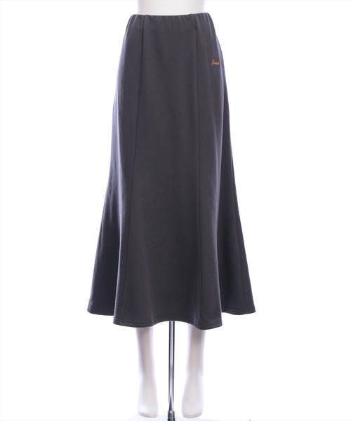 CLEAR BASIC（クリアベーシック）の「スウェットワンポイント刺繍入りマーメイドスカート[カジュアル 着回し抜群 大人]≪AW新作≫（スカート・レディース・チャコールグレー/杢グレー/ブラック・F）」の16枚目の写真