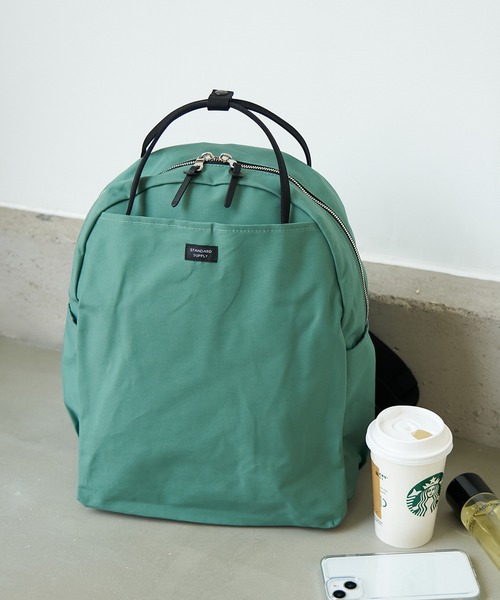 STANDARD SUPPLY(スタンダードサプライ)の「【STANDARD SUPPLY】WALLABY(バックパック/リュック・レディース・ライトブラウン/ブラック/ライトグレー/ダークグレー/ミント/グレー・FREE)」の2枚目の写真