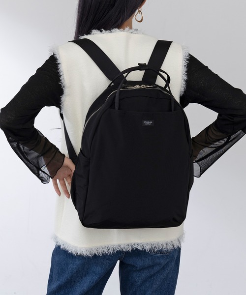 STANDARD SUPPLY(スタンダードサプライ)の「【STANDARD SUPPLY】WALLABY(バックパック/リュック・レディース・ライトブラウン/ブラック/ライトグレー/ダークグレー/ミント/グレー・FREE)」の3枚目の写真