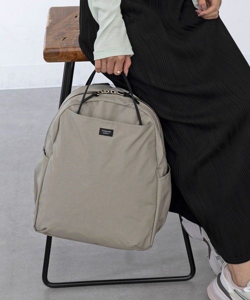 STANDARD SUPPLY(スタンダードサプライ)の「【STANDARD SUPPLY】WALLABY(バックパック/リュック・レディース・ライトブラウン/ブラック/ライトグレー/ダークグレー/ミント/グレー・FREE)」の21枚目の写真