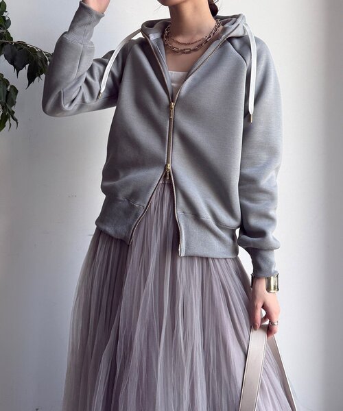 プラムダンボールジップフーディー（パーカー）｜DouDou（ドゥドゥ）の