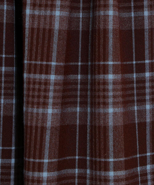 N.（N. Natural Beauty Basic）（エヌエヌナチュラルビューティーベーシック）の「【PS/低身長サイズ】チェックティアードスカート（スカート・レディース・ブラウン系その他/ブラック系その他・P/S/MEDIUM）」の5枚目の写真