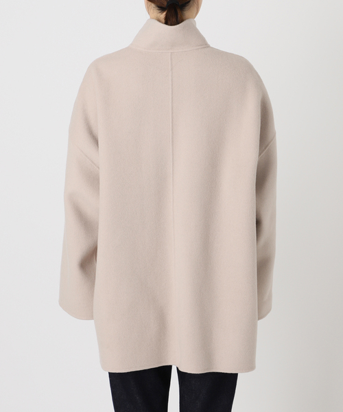 SLOBE IENA（スローブイエナ）の「《WEB限定/追加》souple woolダブルフェイススタンドコート（その他アウター・レディース・ネイビー・FREE）」の17枚目の写真