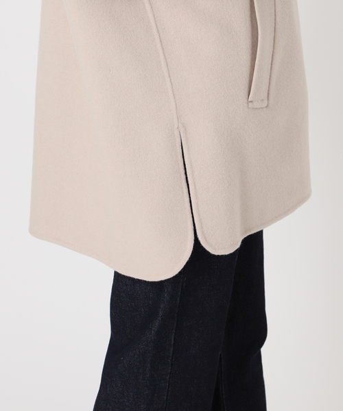 WEB限定/追加》souple woolダブルフェイススタンドコート（その他