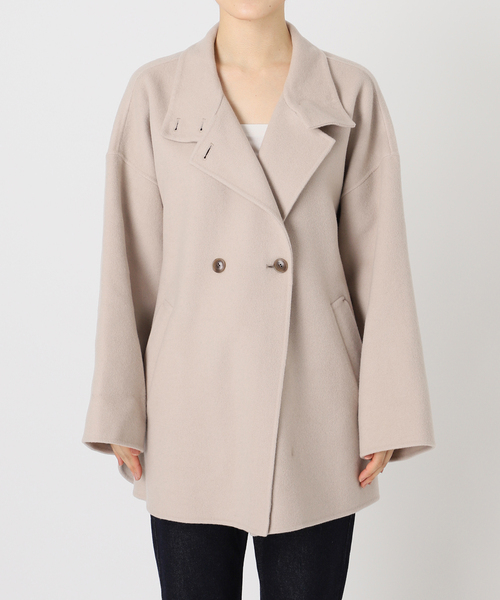 SLOBE IENA souple woolダブルフェイススタンドコート WEB限定/追加》souple woolダブルフェイススタンドコート（その他
