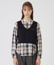 ニット ベスト シャツ/ブラウス」に該当するレディースのトップス
