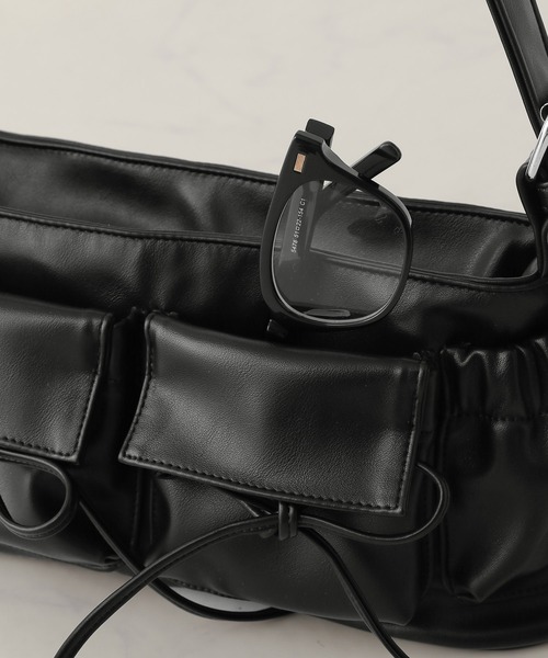 RAGEBLUE（レイジブルー）の「レザーリボンミニショルダーバッグ（ショルダーバッグ・レディース・ブラック・FREE）」の7枚目の写真