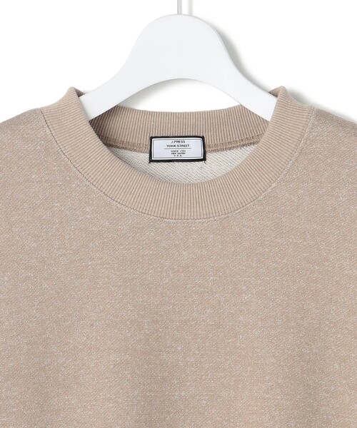 J.PRESS YORK STREET(ジェイプレスヨークストリート)の「【WOMEN】ラメ裏毛クルーネック スウェット(Tシャツ/カットソー・レディース・ライトグレー系/ブラウン系・F)」の4枚目の写真
