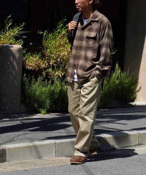 TOWNCRAFT(タウンクラフト)の「TOWNCRAFT/タウンクラフト WOOL CHECK LOOP COLLAR SHIRTS ウール チェック ループカラーシャツ(シャツ/ブラウス・メンズ・ブラウン/ブラック・L/M)」の22枚目の写真