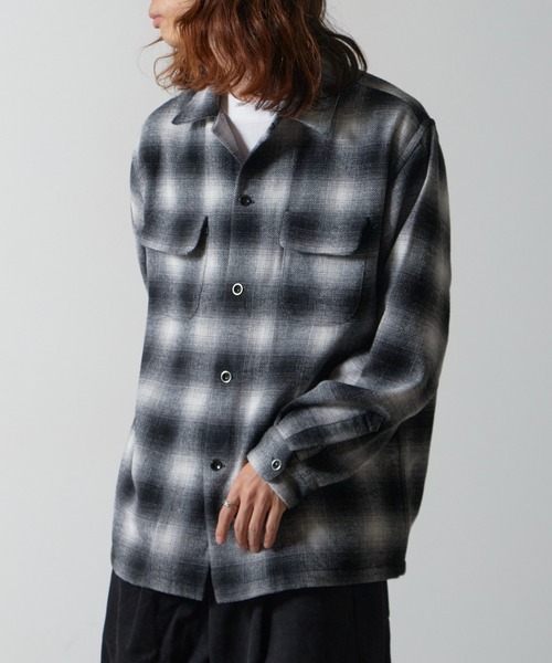 60s Towcraft チェック柄 長袖シャツ TOWNCRAFT チェック柄 長袖シャツ