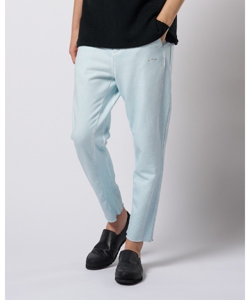wjk(ダヴルジェイケイ)の「cut-off sweat pants(スウェットパンツ・メンズ・ダークグレー/ライトグレー/ライトブルー・SMALL/MEDIUM/LARGE/X-LARGE)」の3枚目の写真