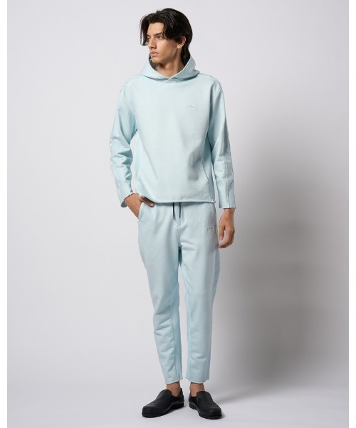 wjk(ダヴルジェイケイ)の「cut-off sweat pants(スウェットパンツ・メンズ・ダークグレー/ライトグレー/ライトブルー・SMALL/MEDIUM/LARGE/X-LARGE)」の14枚目の写真